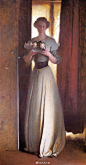 美国肖像画家约翰·怀特·亚历山大油画作品集-3
John White Alexander（1856-1915年）美国著名肖像和装饰画家。