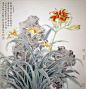 名家画笔下的《空谷幽兰》