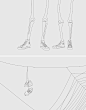 10 famous sneakers drawn with one line : Classic sneakers have been given a simple, clean look in one-line drawings.