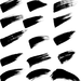 毛笔笔触png