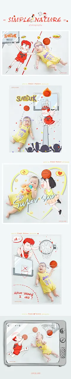 成都原印象儿童摄影 #儿童摄影# #创意手绘# #儿童手绘# #BABY# #宝宝# #人像# #灌篮高手#