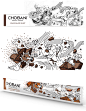 Chobani Yogurt Kids : Chobani has released a line of kids greek yogurt. With the intent of 
getting kids excited about yogurt, they’ve teamed up with Hyesu Lee to 
create a vibrant narrative. The “Keith Haring” style illustration takes you 
on an adventur