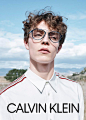 Alec Pollentier by Willy Vanderperre for Calvin Klein Eyewear Spring/Summer 2018