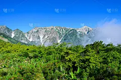 日本北阿尔卑斯山的四郎马山