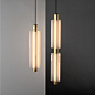 【Archetypal】Metropol Pendant | Pendant by Rakumba | Hong Kong : Like a pearl hanging from a thread, Metropol begins with a single lamp. Its clever form delivers beauty as a sophisticated wall sconce or as stacked singles, doubles and triples – suspended a