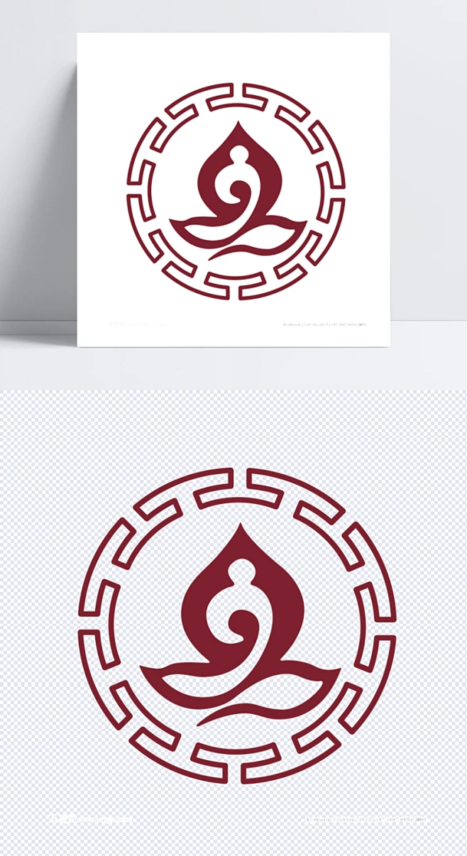 简约佛标志|佛标志,简约,时尚,实用,佛logo,图标元素,设计元素-花瓣网