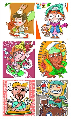 【美食地图】简笔画sai视频教程-简笔涂鸦绘-蓝铅笔