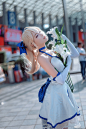 #cos##fgo##saber lily#

想不到saber还有返图，而且还有闭眼逆光！简直仙气满满~
不允许这么优秀的摄影没人看
@摩的司机兔师傅