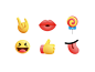 emoji red yellow expression icons icon face emoji
