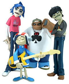 自灯明采集到Gorillaz