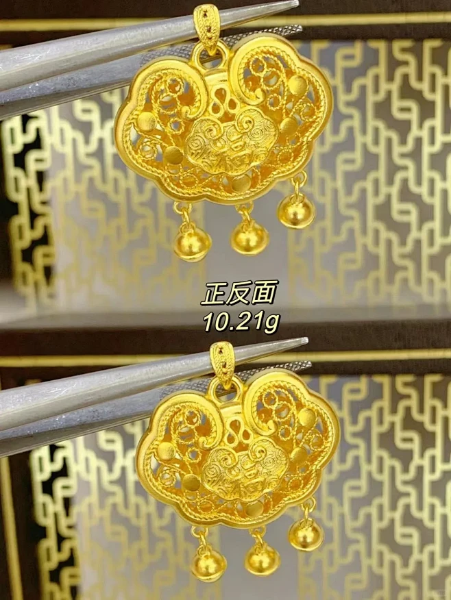 黄金古法锁包 祥云平安锁平安喜乐得偿所愿 - 小红书-花瓣网
