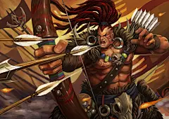 SHU角色-庲降扰敌兵-红字虾(7A9A0) - 来自花瓣： @治愈星期五