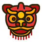 中国风手绘卡通新年符号图标LOGO矢量AI印刷 (64)