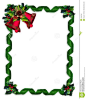 Christmas Bells Page Borders | Christmas Border Holly, Bells, And Ribbons Stock Photography - Image ...