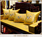 红木沙发垫坐垫中式古典刺绣中国风客厅实木家具海绵垫防滑定制套-tmall.com天猫