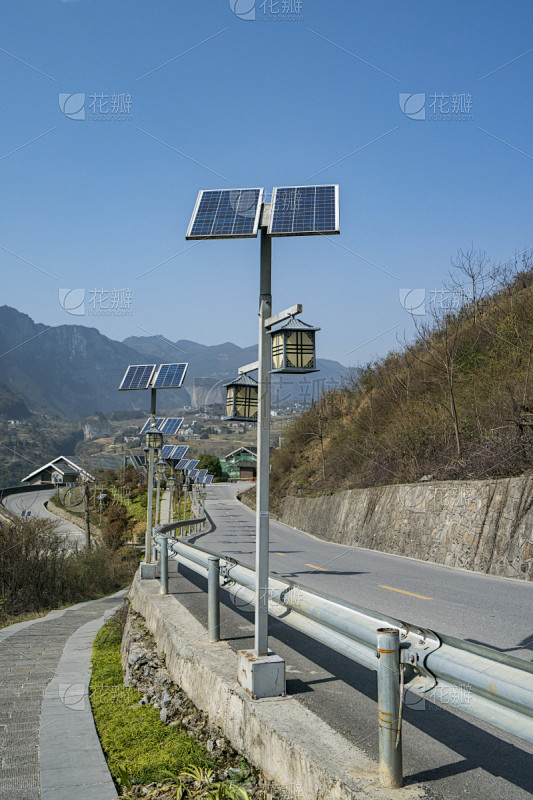 路灯,太阳能发电站,气候,商务,可再生能源,照明设备,电源,环境,技术,环境保护