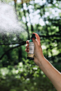 This contains: The Body shop Moringa shine & protection hairmist