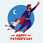 其中包括图片：Free Vector | Father's day concept