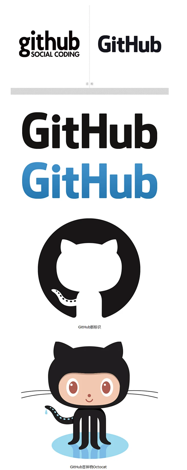 全球最大社交编程网站Github启用新Logo和吉祥物_设计资讯_设计时代³品牌设计