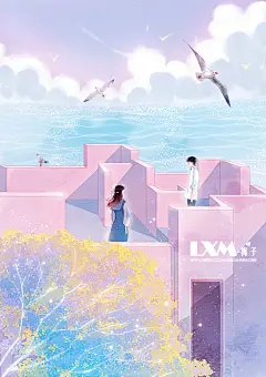 相遇 | lxm梅子 - 原创作品 - 涂鸦王国插画