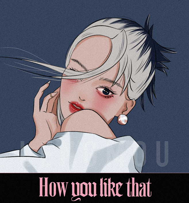 blackpink手绘头像jennie