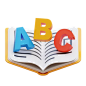 Book ABC 3D Illustration