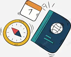 旅游计划本 页面网页 平面电商 创意素材