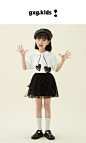 [花瓣领]gxgkids童装儿童polo衫22夏女童翻领短袖t恤上衣樱桃印花-tmall.com天猫