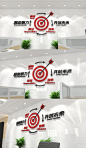 公司团队企业文化励志标语企业会议文化墙设计图