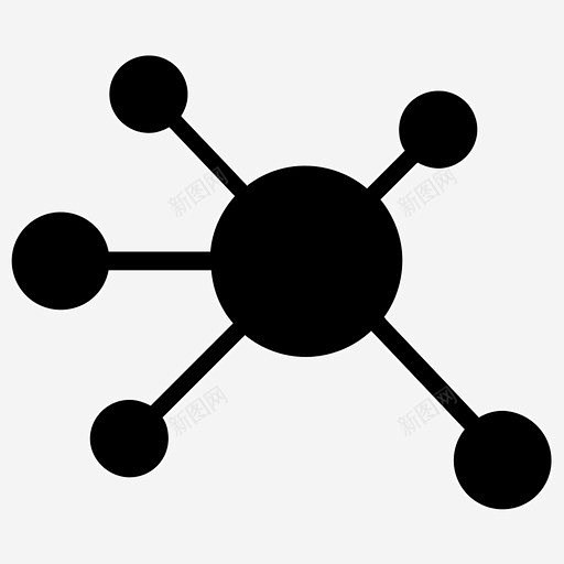 分子化学键化学成分 标识 标志 UI图标 设计图片 免费下载 页面网页 平面电商 创意素材