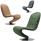 123 Deluxe armchair北欧简约创意异形金属休闲酒店餐椅沙发躺椅-淘宝网