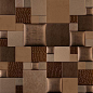 Mosaic Essentia GILDED AGE NappaTile™ Faux Leather Wall Tiles by Concertex: 