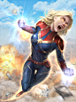 Captain Marvel, Yoon LEE : Fan art for Captain Marvel
This is my personal artwork of captain marvel.
Thanks~