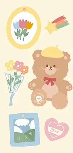 cr.微博@肚肚图画本_200505_可爱 动物 手机壁纸