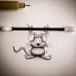 又一萌宠要火了! 超创意老鼠Rikiki的日 文艺圈 展示 设计时代网-Powered by thinkdo3