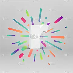 三维图形,性格,多色的,字母,字母表次序,信函,简单,现代,阴影,复古