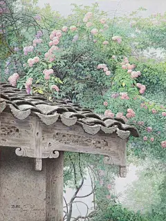 一代人的记忆！清末民初老北京建筑插画欣赏_V17的博客_微原创V17.cc