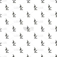 式样,显微镜,科学家,几何形状,技术,科学,生物学,微生物学,重复,教育