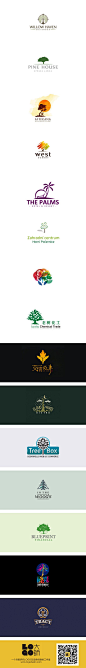 #以树为元素logo##logo设计##logo欣赏##植物logo# #Logo#http://logodashi.com @北坤人素材