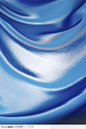 布纹蕾丝-蓝色绸缎