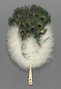 【18—19世纪中国出口西方国家的羽扇】现藏于美国波士顿博物馆