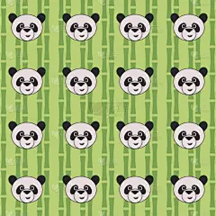 可爱的,竹,熊猫,卡通,背景,儿童,婴儿,白色,黑色,式样