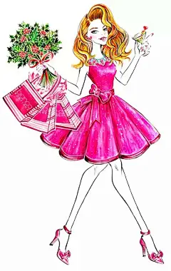 【Sunny Gu时尚女孩插画欣赏】
Sunny Gu 的插画总是充满鲜艳的色彩、细腻丰富的细节和独特的感情透析。她说，当她画画的时候，她能感觉到她沐浴在幸福里，也希望藉由她的画作传递幸福与欢乐，因为对她来说，插画不仅仅只是工作，更像是场永无止境的旅程，是一场寻找美丽、价值、真理和自我的旅程。
