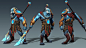 Dota 2 - Death Prophet, Andrea Orioli : This is a custom skin i've created for Dota 2. Concept and textures by Dan Liimatta.
Everything was created from scratch, except the base model provided by Valve (blackened in the sculpt render).