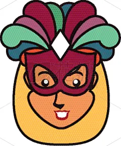 女人,面具,舞者,动物头,女孩,春天,华丽的,自然美,庆祝