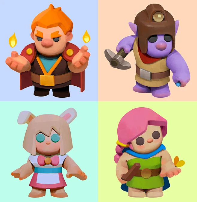 cartoon mini-花瓣网