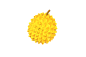 摄图网_402161240_banner_创意C4D卡通风格榴莲3D食物立体模型（企业商用）