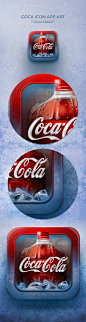 Coca Icon app art on Behance