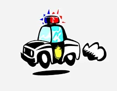 手绘警车免抠素材 设计图片 免费下载 页面网页 平面电商 创意素材 png素材