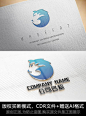 狼logo大气商标设计 CDR